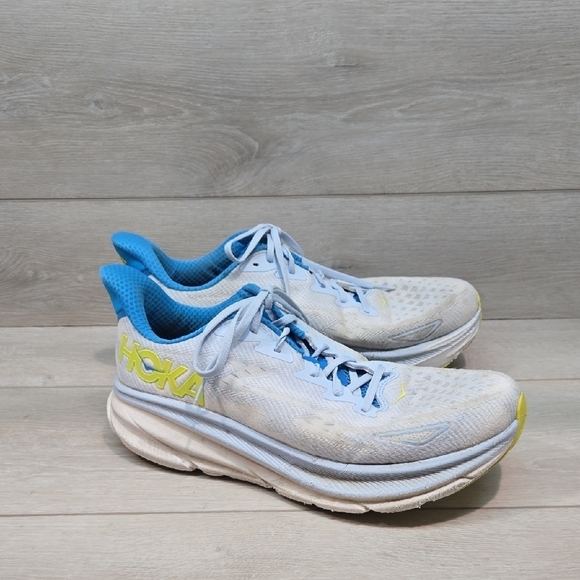 Hoka One One men\'s Clifton 9 Athletic Running Shoes Sneakers Sz 11.5D main image 5